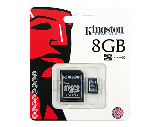 8GB Kingston Micro SD Card - CLASS 4