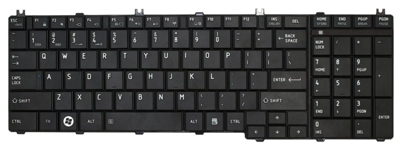 Toshiba Satellite C650 C660 C670 L650 L655 L750 L755 L770 New Keyboard