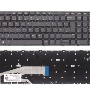 Laptop Keyboard HP ProBook 450 G3 455 G3 450 G4 455 G4 470 G3 black frame UK
