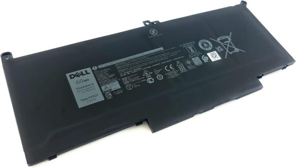 F3YGT Dell Battery Latitude 7480 7490 7280 7290 7380 7390 7.6V 60Wh P73G001 P73G002 P28S001 P28S002 P29S002 DM3WC 2X39G DM6WC 451-BBYE 453-BBCF P28S P73G KG7VF 4-Cell