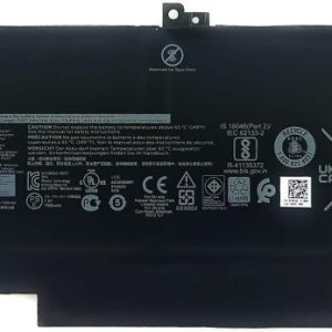 F3YGT Dell Battery Latitude 7480 7490 7280 7290 7380 7390 7.6V 60Wh P73G001 P73G002 P28S001 P28S002 P29S002 DM3WC 2X39G DM6WC 451-BBYE 453-BBCF P28S P73G KG7VF 4-Cell