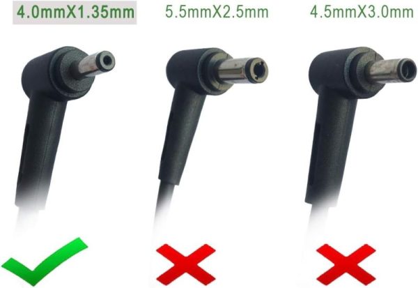 Output: 19V 3.42A 65W (Fit for Asus Vivobook laptops of 45W & 33W) Input: 100-240V 50-60Hz. Connector size: 4.0*1.35mm