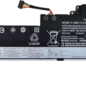 Laptop Battery for Lenovo ThinkPad T470 T480 A475 A485 TP25 FRU 01AV421 01AV419