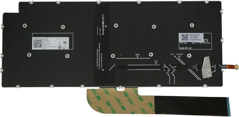 Laptop Keyboard Dell Vostro 14-3400 3401 3402 Dell Inspiron 5300 5301 5390 5391 5400 0GR6XD 0DTPPR US Layout With Backlit Laptop Keyboard Dell Vostro 14-3400 3401 3402 Dell Inspiron 5300 5301 5390 5391 5400 0GR6XD 0DTPPR US Layout With Backlit