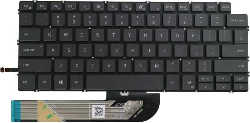 Laptop Keyboard Dell Vostro 14-3400 3401 3402 Dell Inspiron 5300 5301 5390 5391 5400 0GR6XD 0DTPPR US Layout With Backlit Laptop Keyboard Dell Vostro 14-3400 3401 3402 Dell Inspiron 5300 5301 5390 5391 5400 0GR6XD 0DTPPR US Layout With Backlit